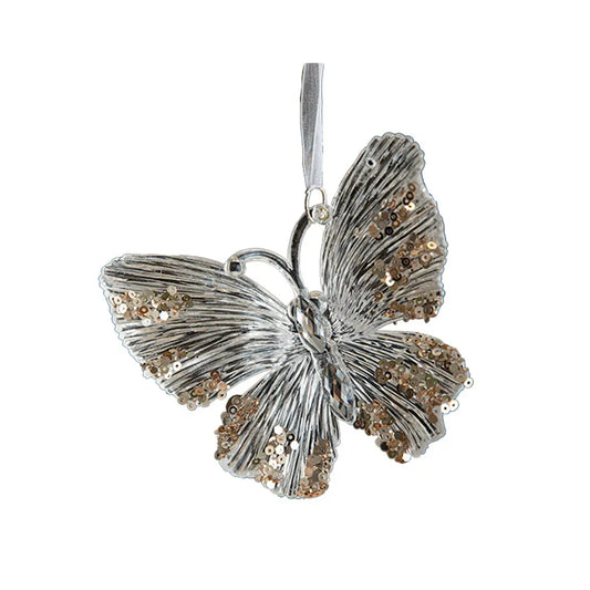 Acrylic Christmas Ornaments Transparent Snowflake Butterfly