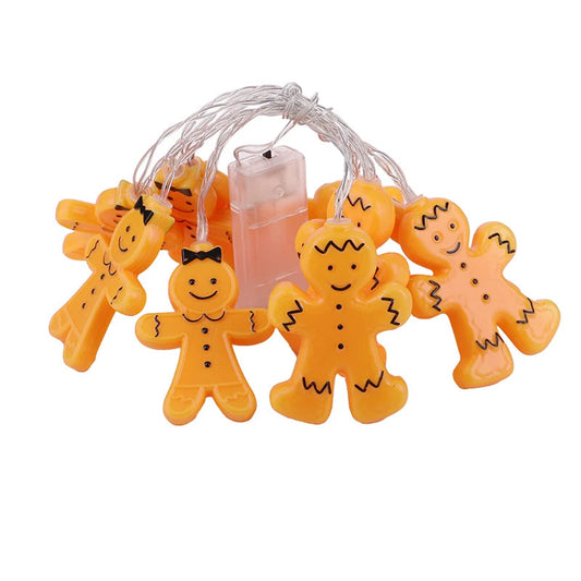 Gingerbread Man LED String Lights