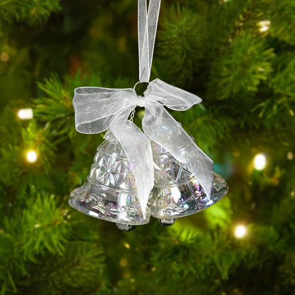 Xmas Tree Transparent Snowflake Hanging Ornaments