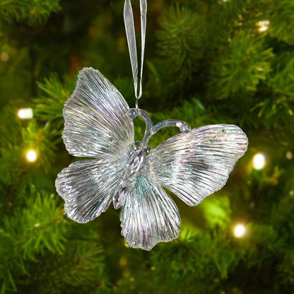Xmas Tree Transparent Snowflake Hanging Ornaments