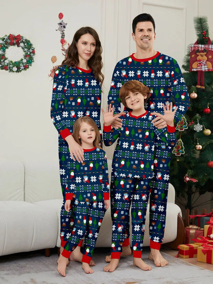 2025 New Year's Costume All Over Print Family Christmas Pajamas