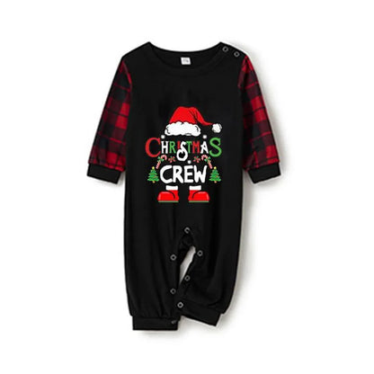 Crew Print Family Pajamas Set Soft Loose