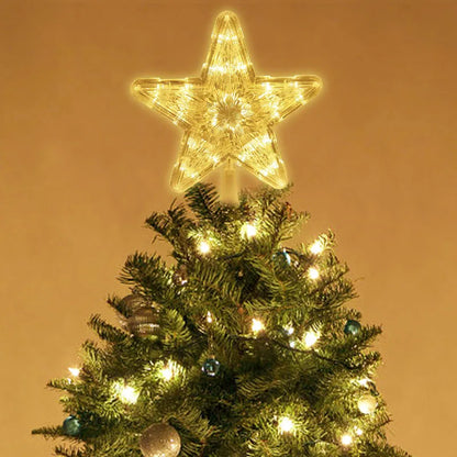 Christmas Tree Top Star LED Light Lamp Christmas