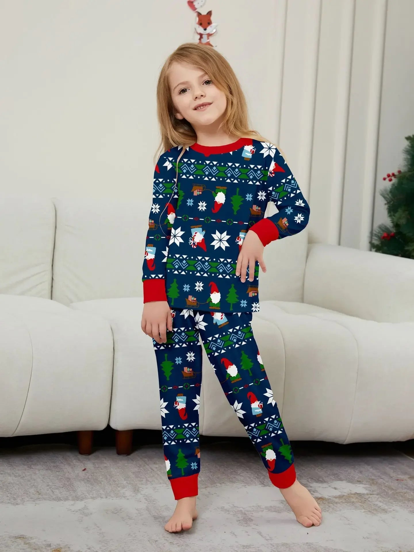 2025 New Year's Costume All Over Print Family Christmas Pajamas