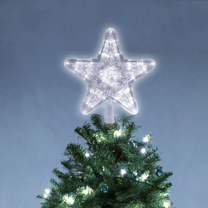 Christmas Tree Top Star LED Light Lamp Christmas