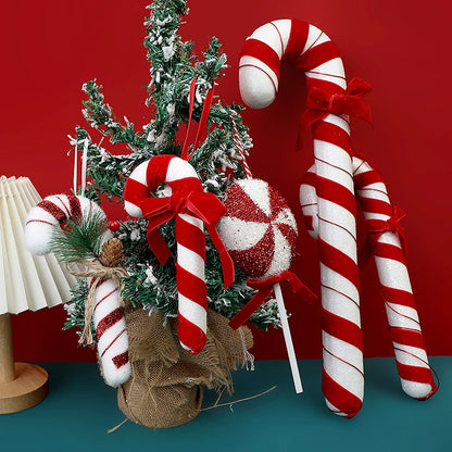 Large Christmas Candy Canes Ornament