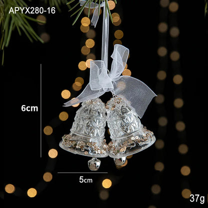 Acrylic Christmas Ornaments Transparent Snowflake Butterfly