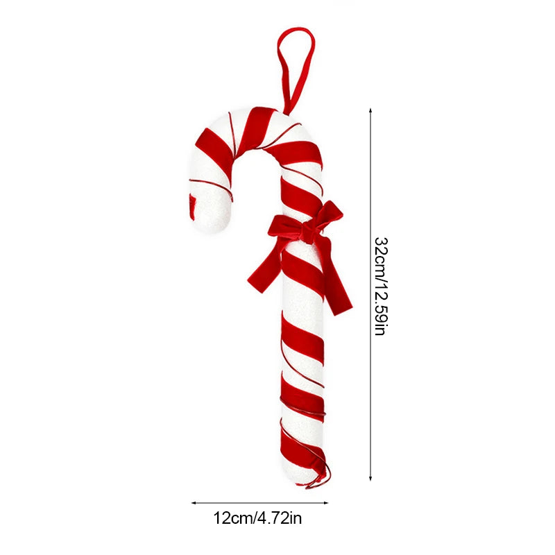 Large Christmas Candy Canes Ornament