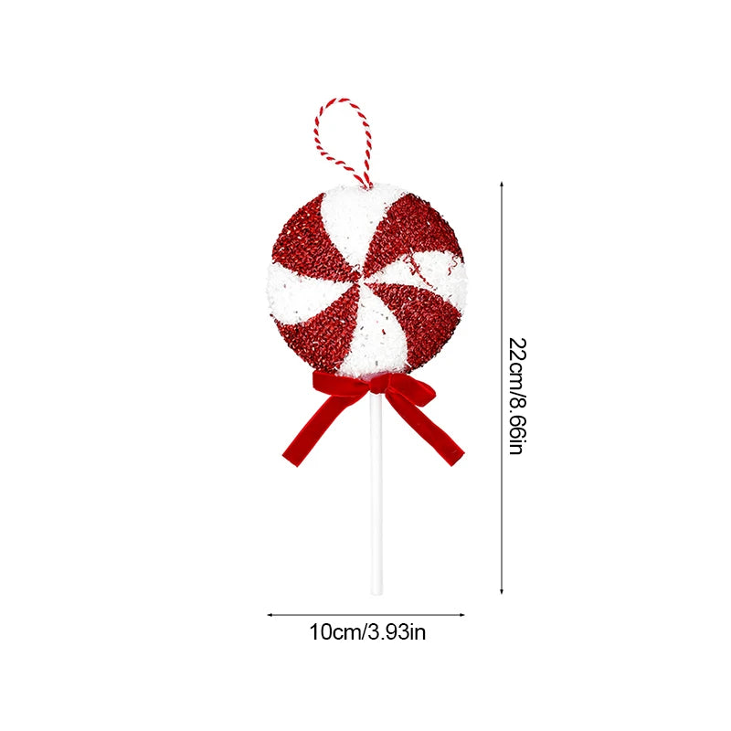 Large Christmas Candy Canes Ornament